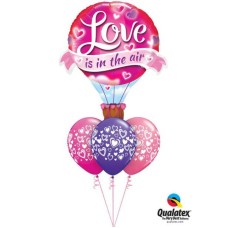 Bukiet 825 Purple Violet, Rose, & Wild Berry Love Balloon Qualatex #78529 11510-3